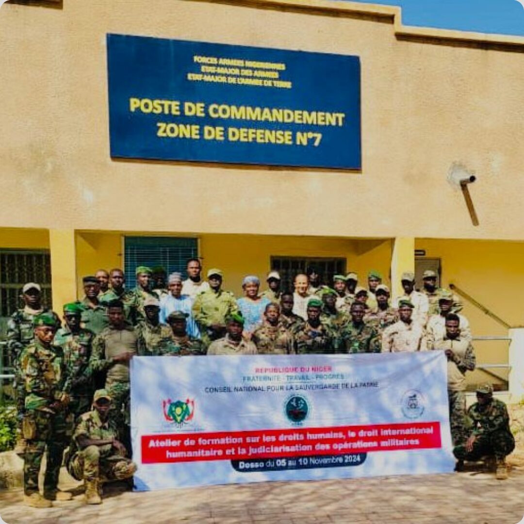 Clôture de l’Atelier de Formation sur les Droits Humains et le Droit International Humanitaire 🎓⚖️